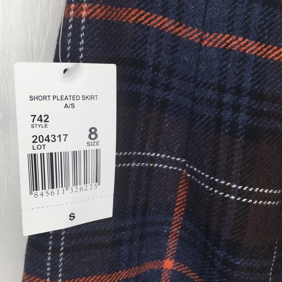 Cabi Heritage Plaid Skirt Style #742 Pleated Trim - Picture 10 of 12